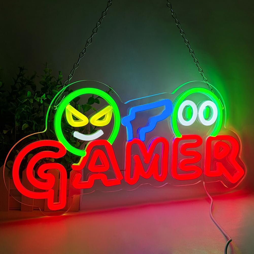 Wedding Zone - Gamer Neon Sign LED Wall Light