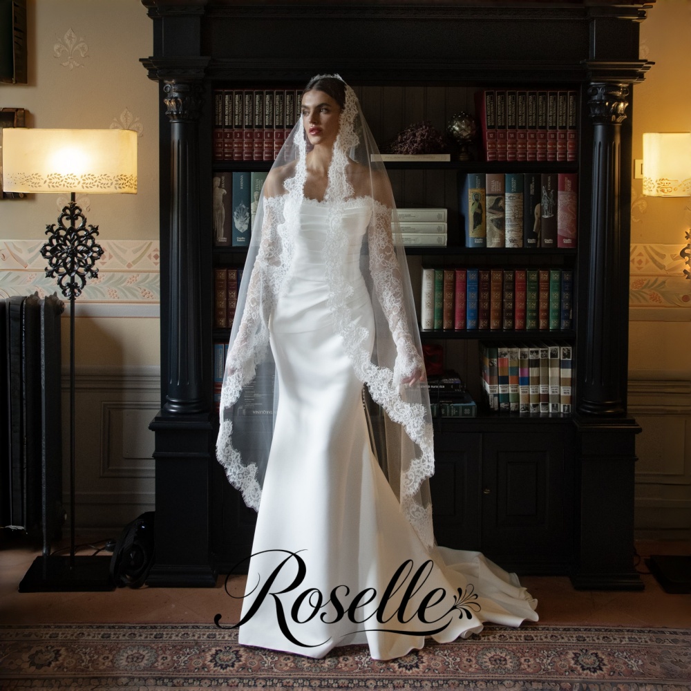 Wedding Qw - ROSELLE Lacd Mermaid Elegant Wedding Dress