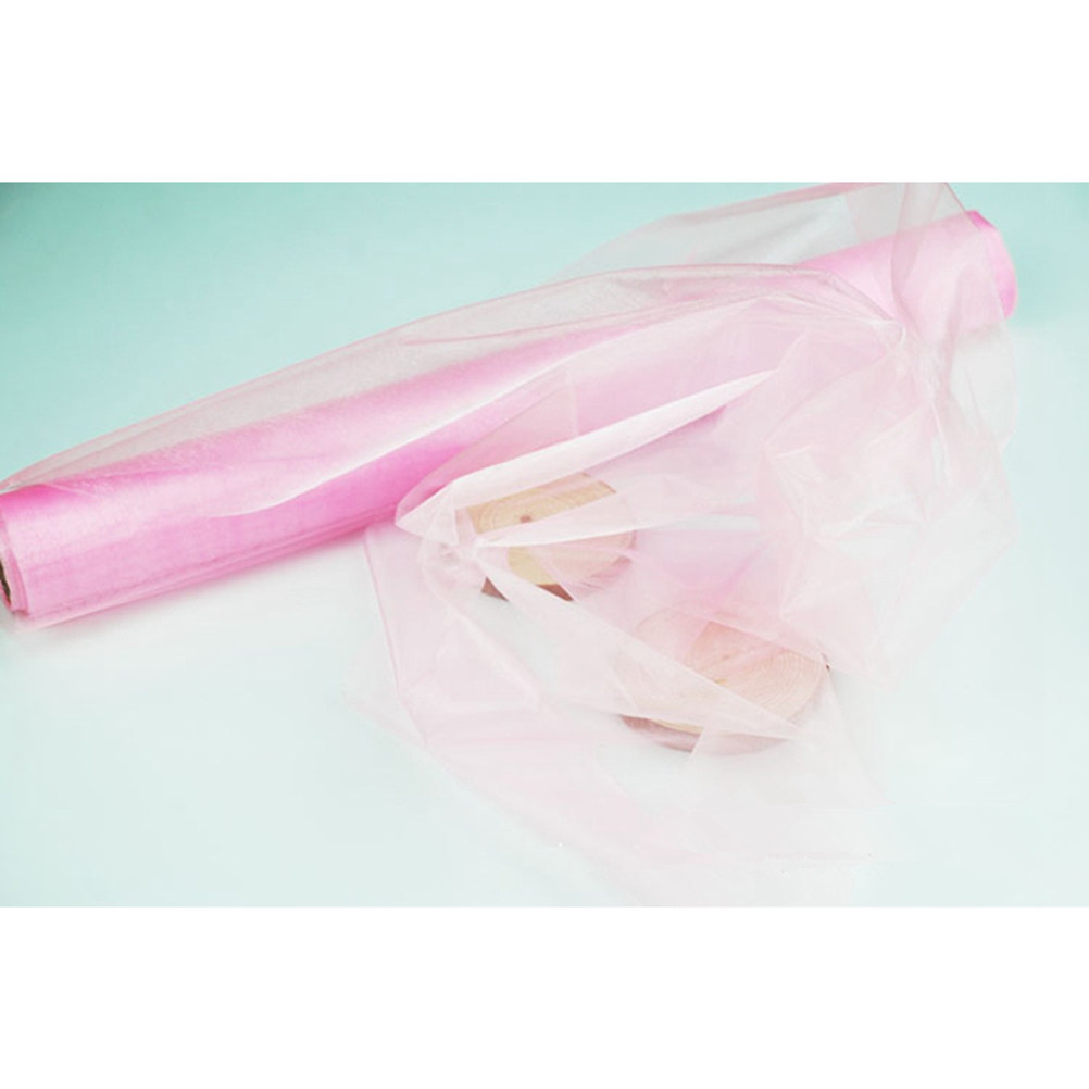 Chair Sash Organza - 900M Organza Roll Fabric Light Pink
