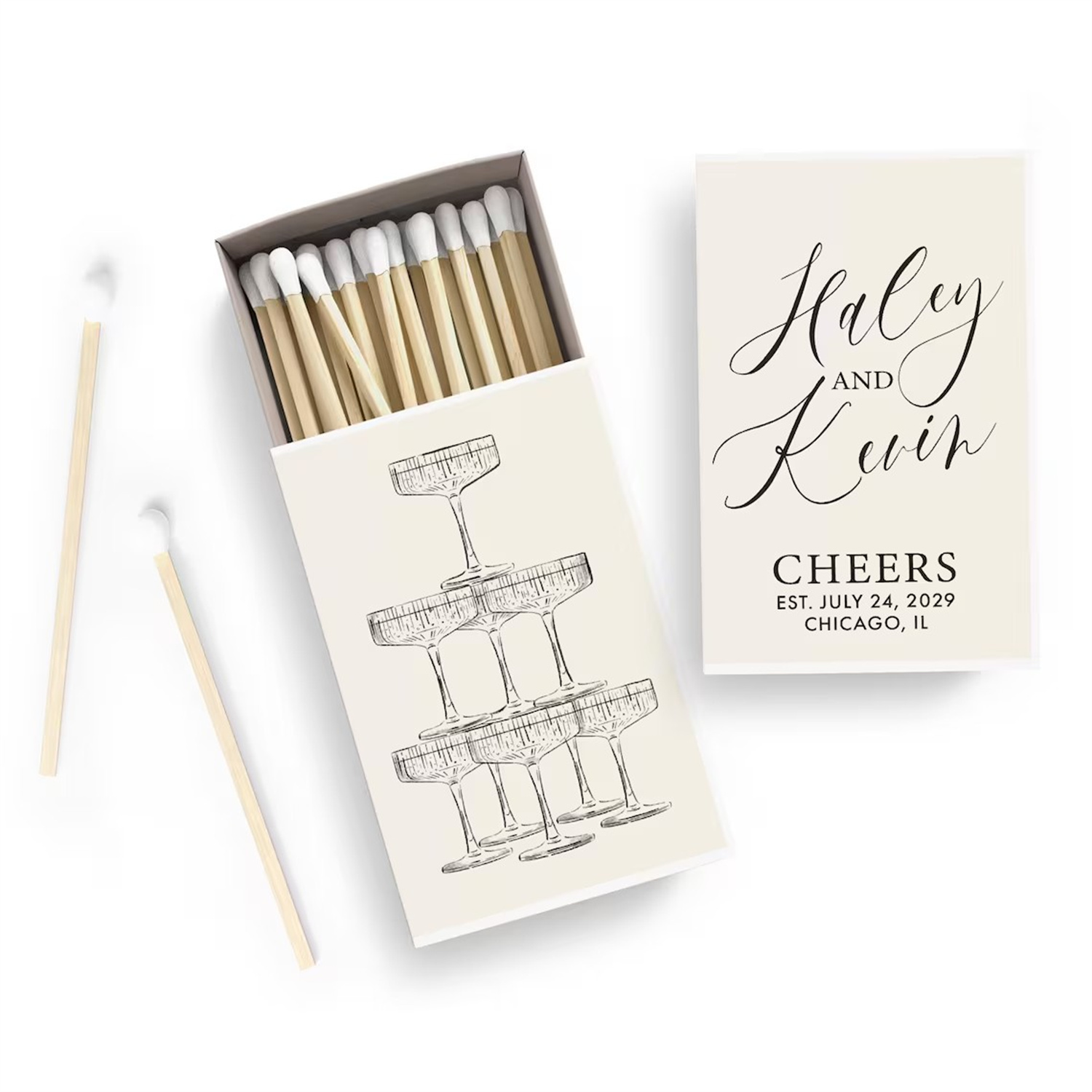 Aluminum Matchbox Silver or Go - Unity Candle Set recension och pris