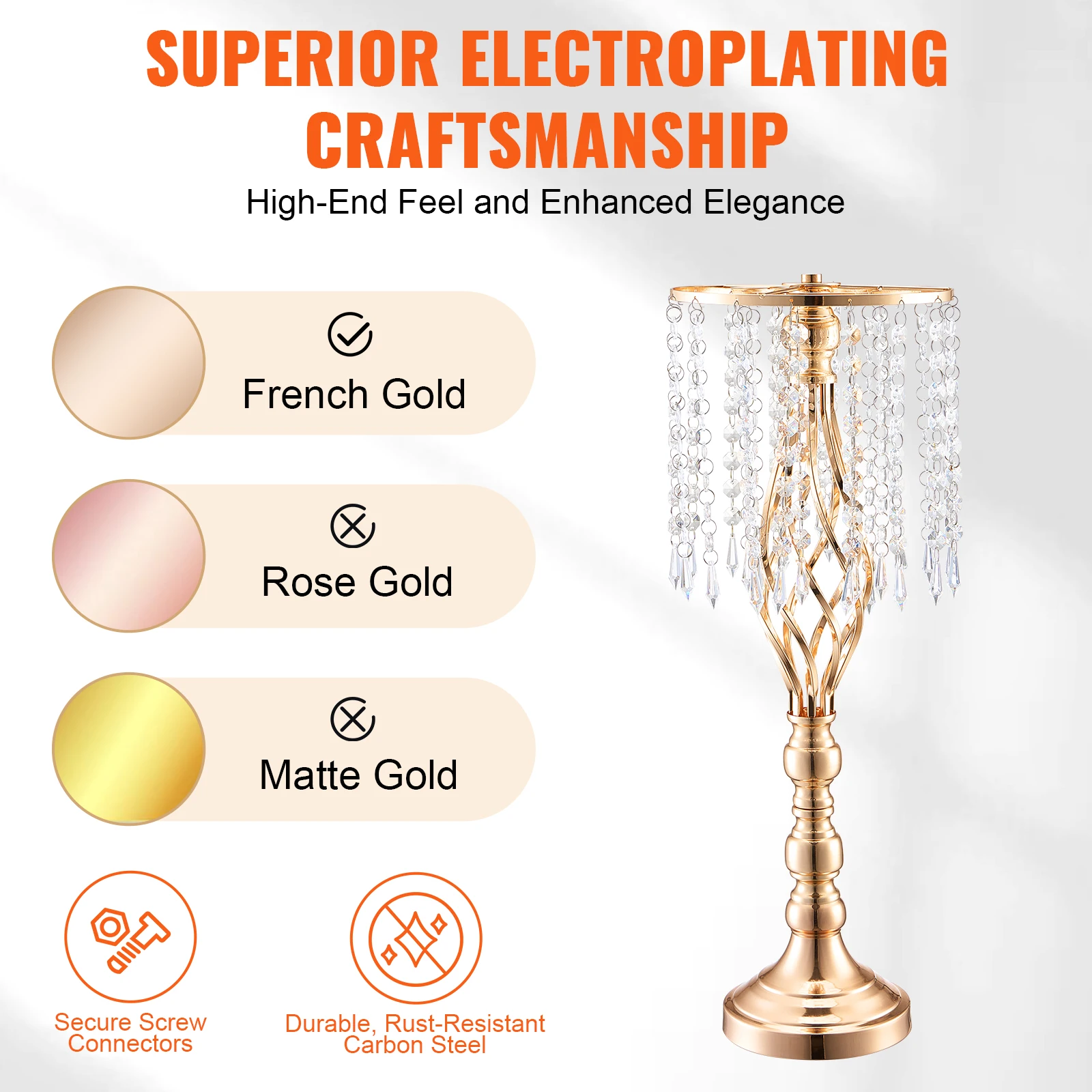 VEVOR Tall Crystal Wedding Flo - Centerpiece Vase Tall recension och pris