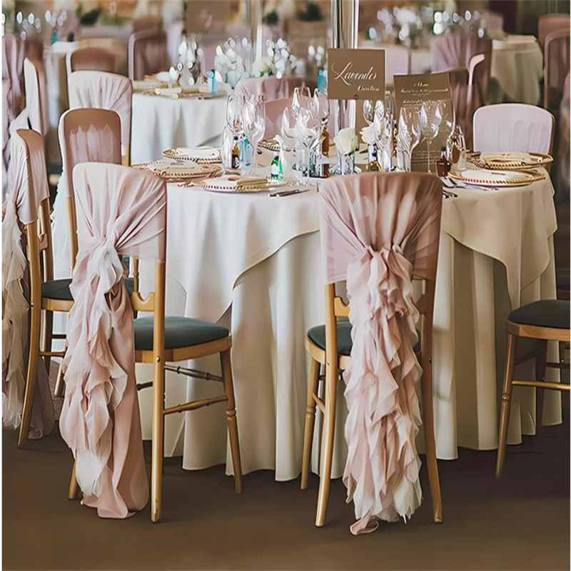 Bamboo Chair decorations Chiav - Chair Sash Organza recension och pris