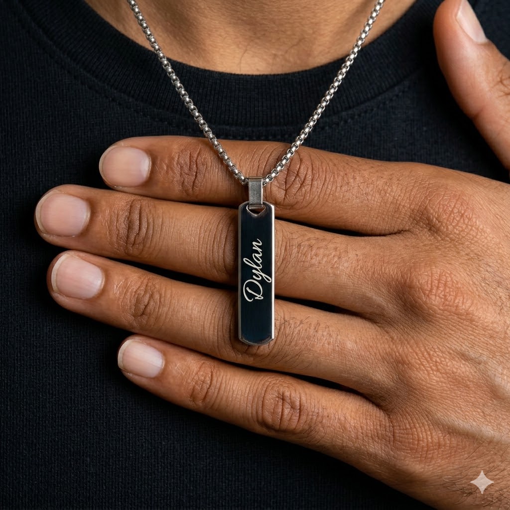 Free Engraving Necklaces for M - Wedding Job recension och pris