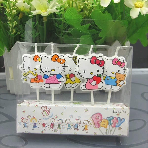 5pcs/Set Kawaii HelloKitty Han - Unity Candle Set recension och pris