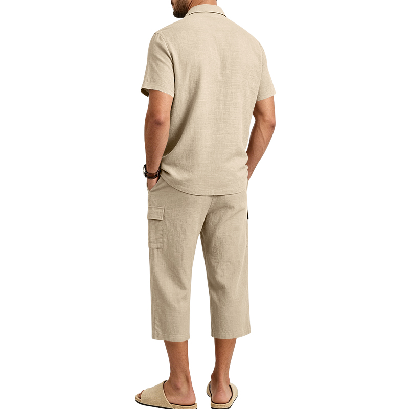 Men's Linen Breathable Loose P - Wedding Job recension och pris