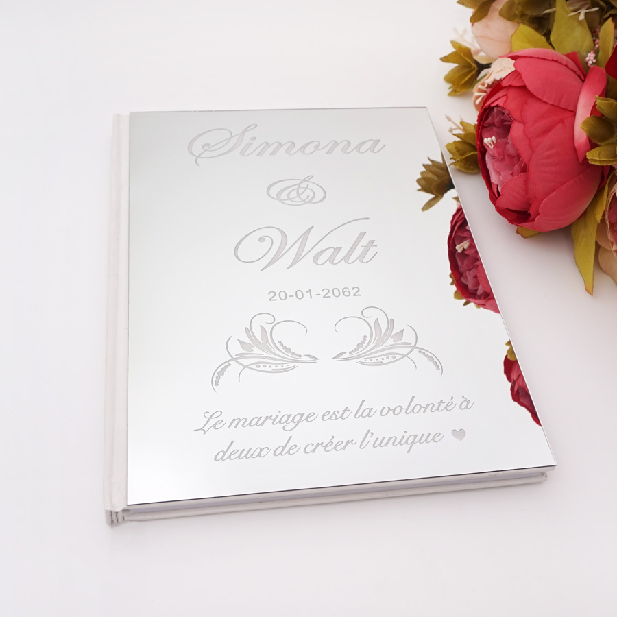 Acrylic Mirror Personalized El - Personalized Guest Book recension och pris