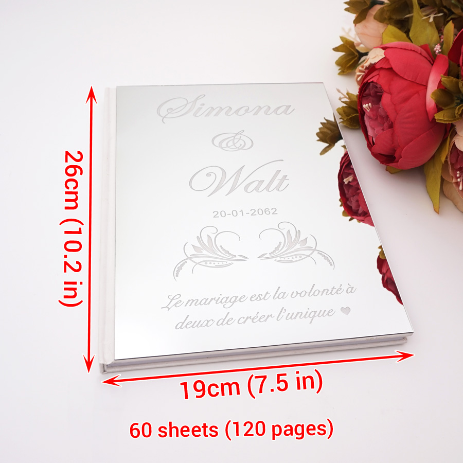 Acrylic Mirror Personalized El - Personalized Guest Book recension och pris