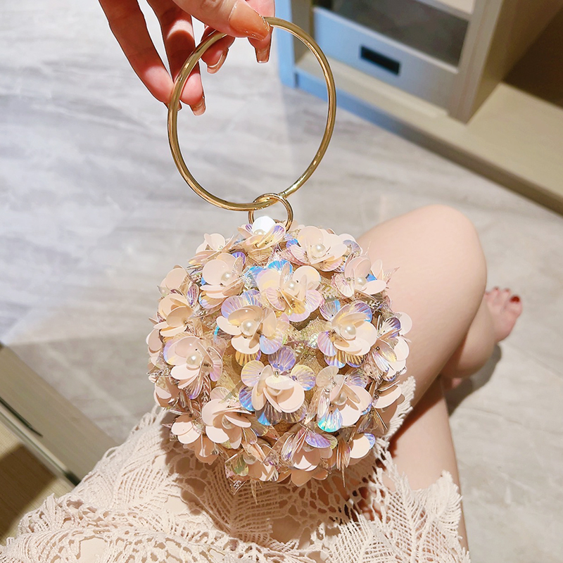 Mini Sequin Flower Evening Bag - Wedding Vendor recension och pris