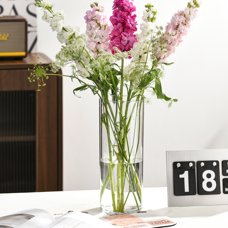 New Acrylic Clear Cylinder Flo - Centerpiece Vase Tall recension och pris