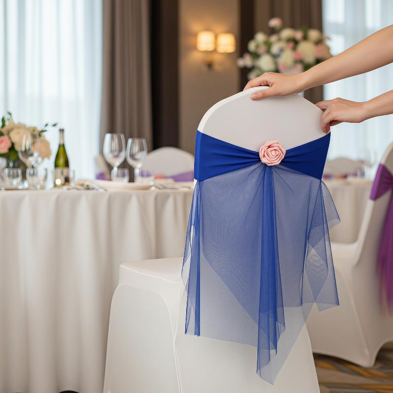 1 Piece Organza Chair Sashes F - Chair Sash Organza recension och pris
