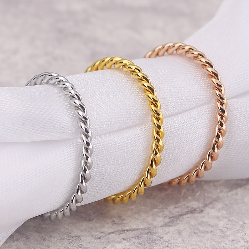 Minimalist Stainless Steel Rin - Wedding Zone recension och pris