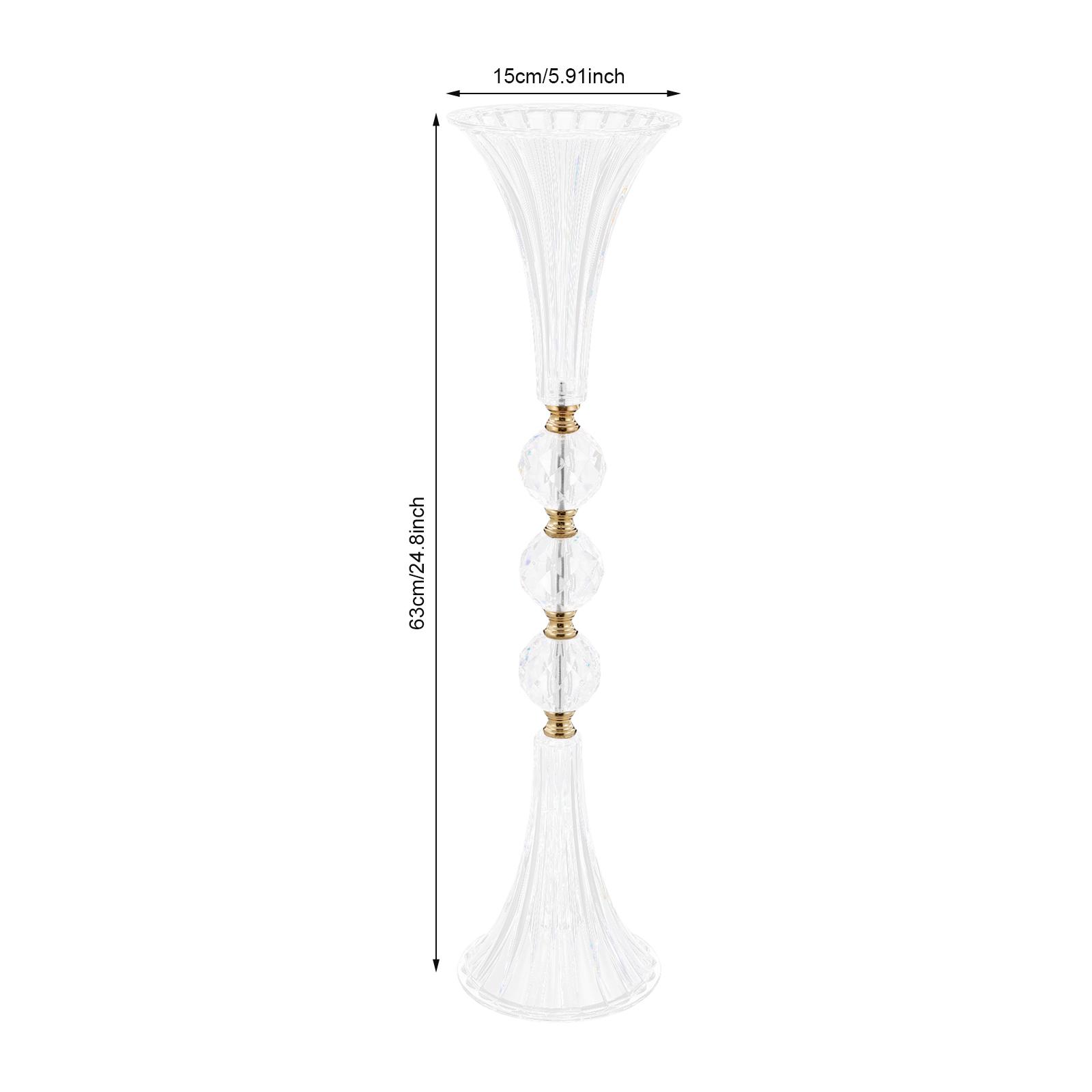 Acrylic Centerpiece Vase Set,  - Centerpiece Vase Tall recension och pris