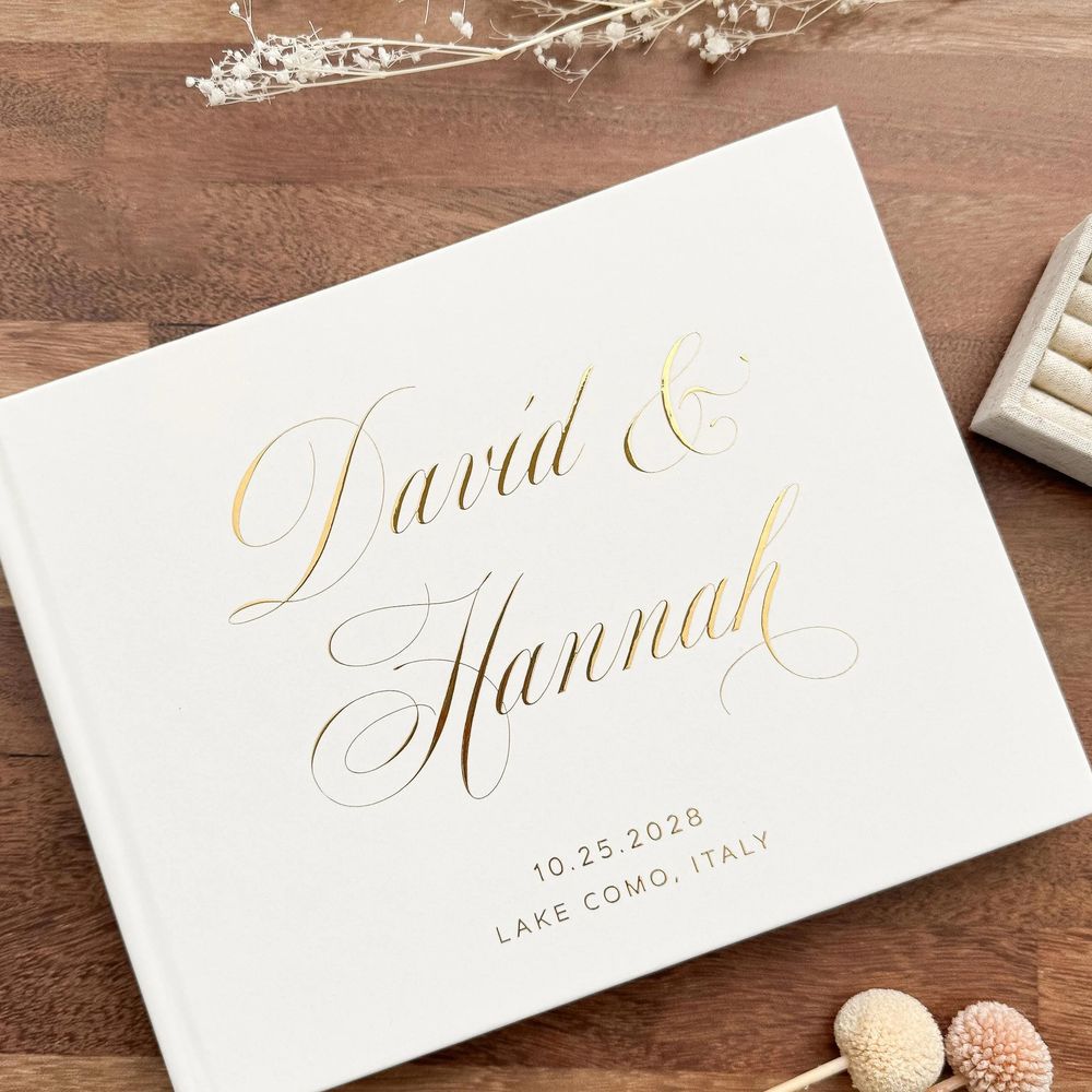 Personalized Wedding Guest Boo - Personalized Guest Book recension och pris