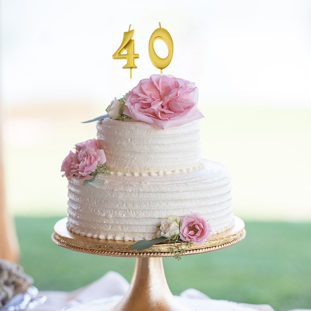2Pcs 40 Birthday Number Candle - Unity Candle Set recension och pris