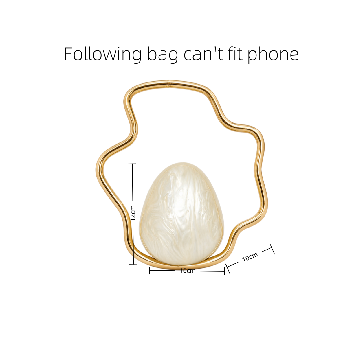 Women mini Acrylic Egg Bag Cut - Wedding Vendor recension och pris