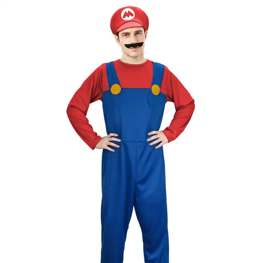 Adult Plumber Costume Red Gree - Wedding Job recension och pris