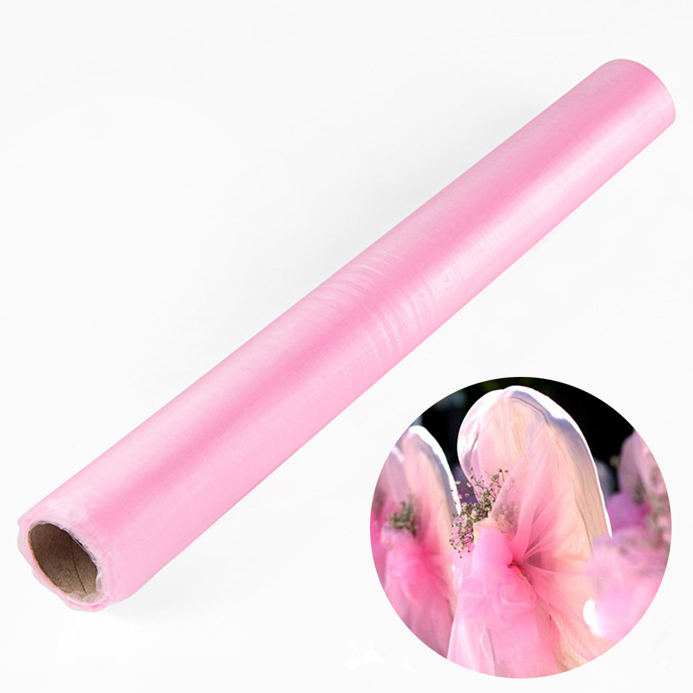 900M Organza Roll Fabric Light - Chair Sash Organza recension och pris