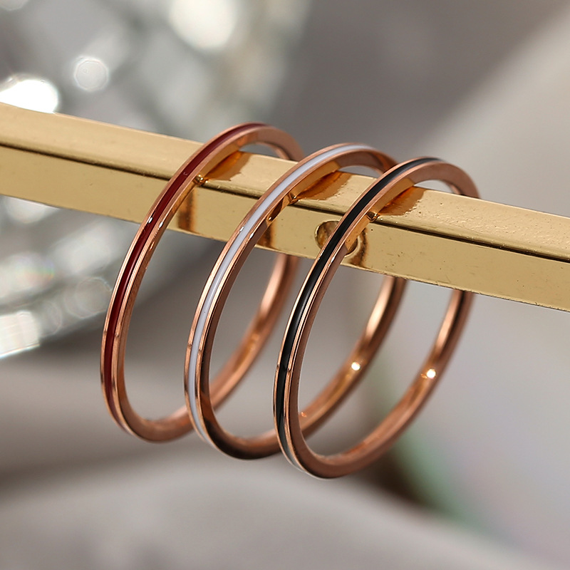 Titanium Steel Rose Gold Color - Wedding Zone recension och pris