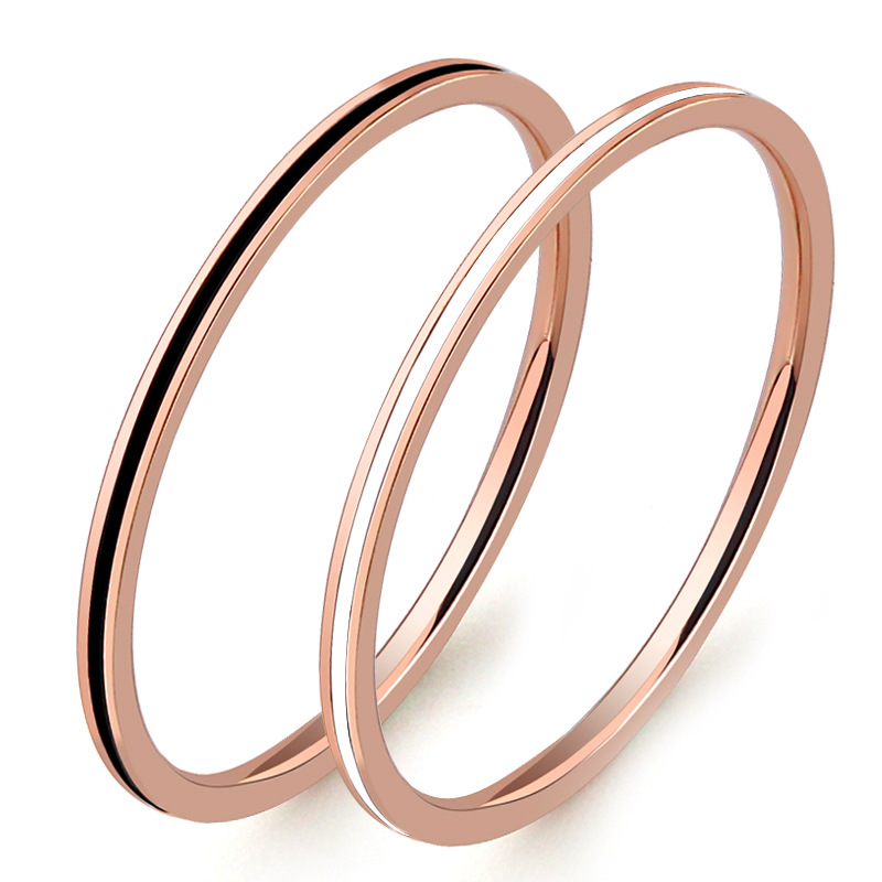 Titanium Steel Rose Gold Color - Wedding Zone recension och pris