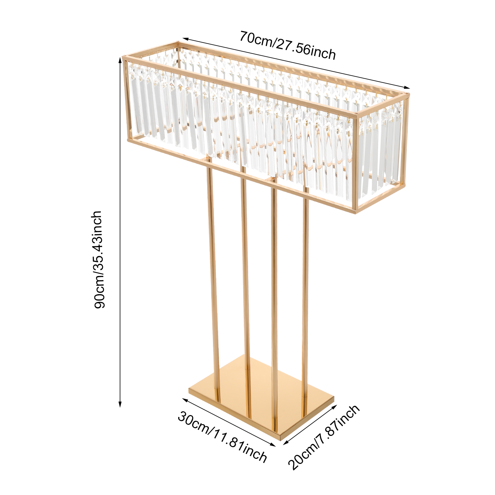 Crystal Wedding Flower Stand,  - Centerpiece Vase Tall recension och pris
