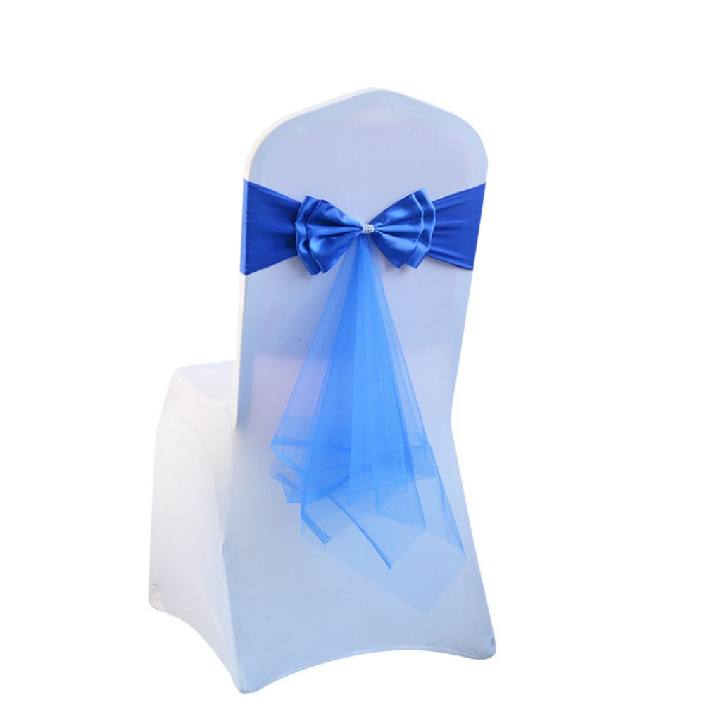 Stretch Bow Knot Customizable  - Chair Sash Organza recension och pris