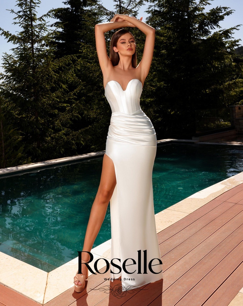 ROSELLE Elegant Sheath Wedding - Wedding Qw recension och pris