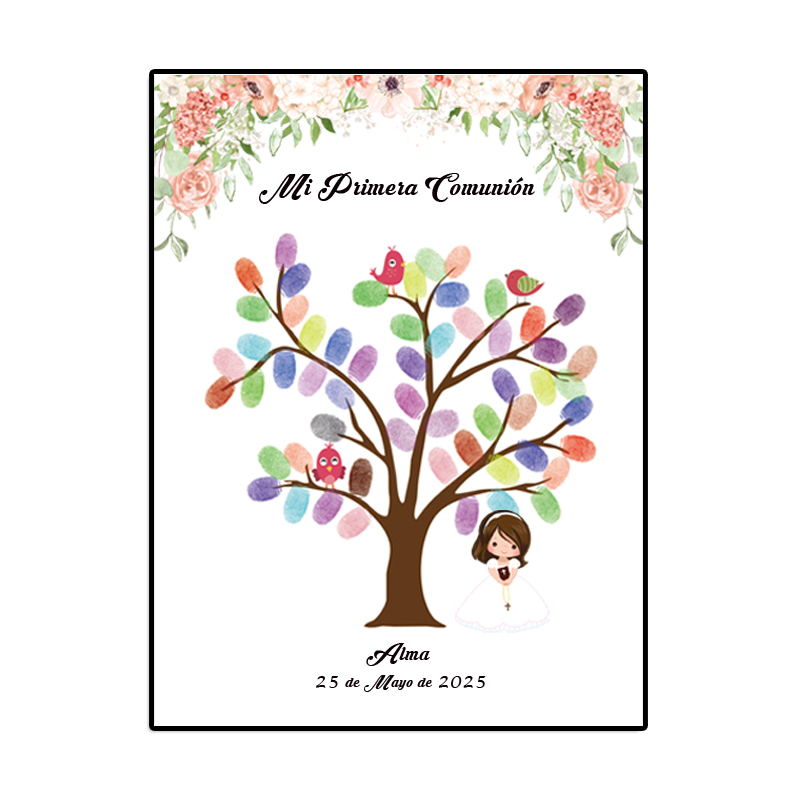 Personalized Theme Name Date F - Personalized Guest Book recension och pris