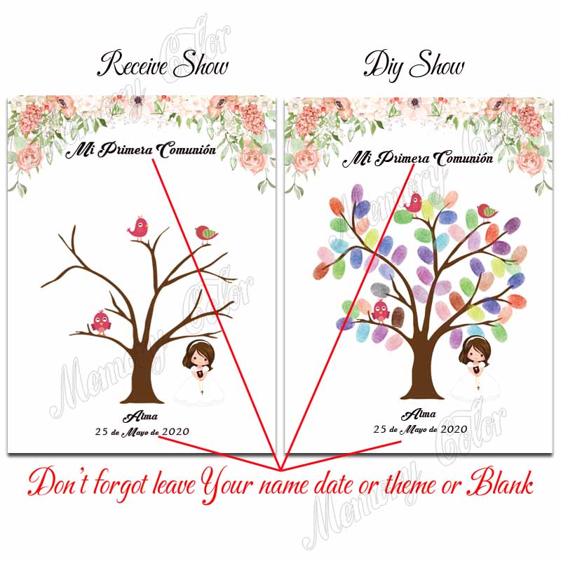 Personalized Theme Name Date F - Personalized Guest Book recension och pris