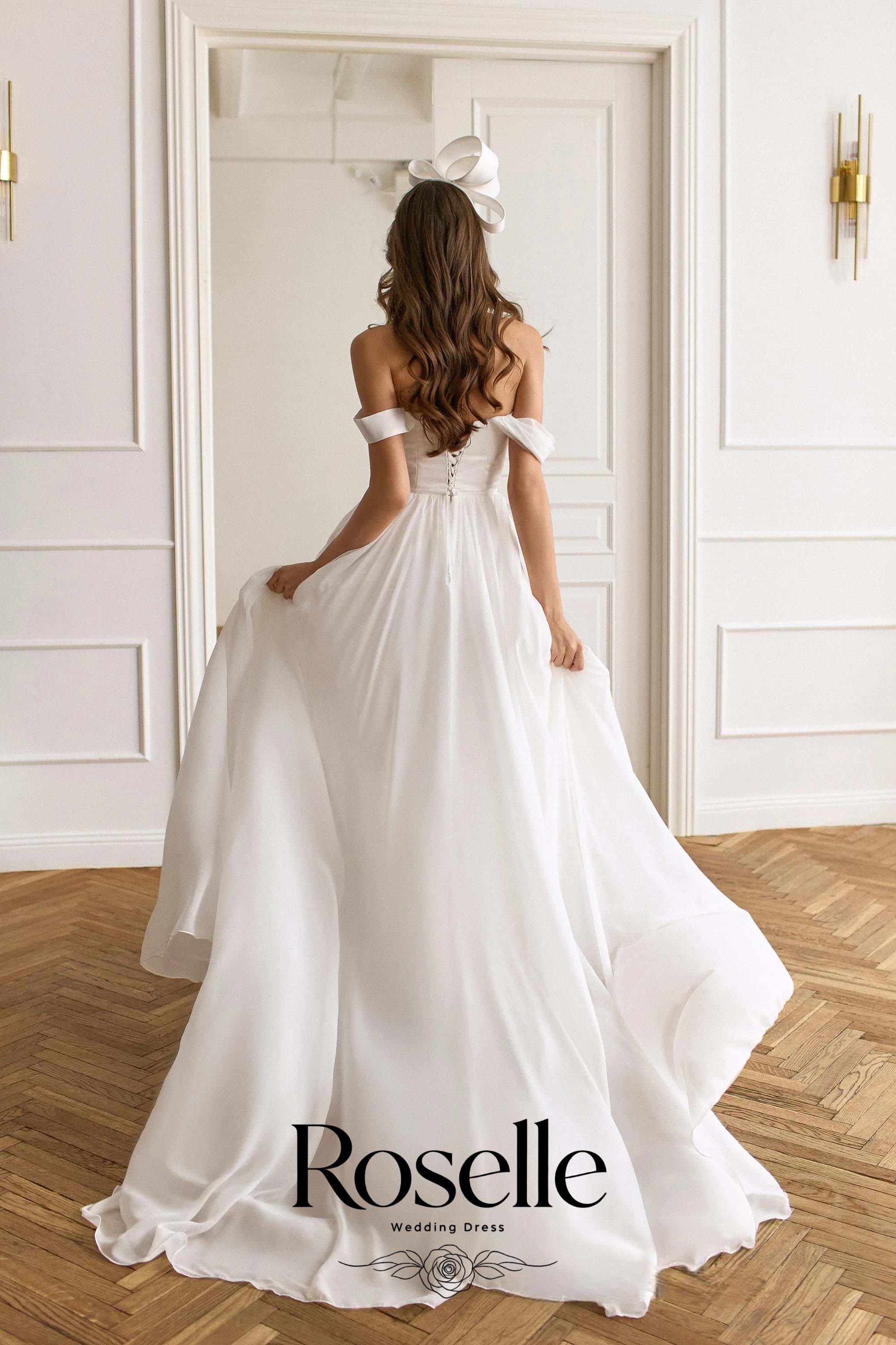 ROSELLE V-Neck A-Line Elegant  - Wedding Qw recension och pris
