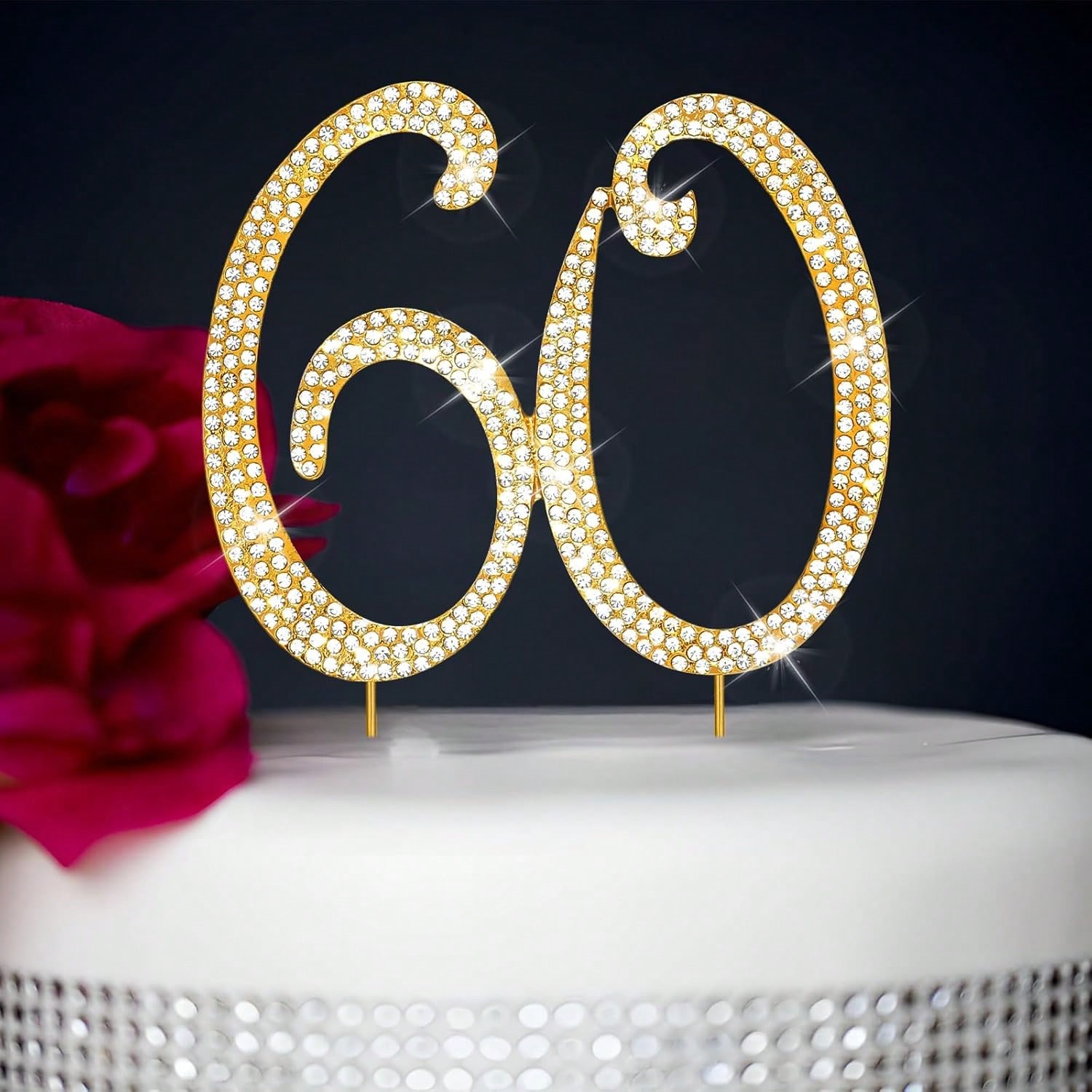 Large Gold Rhinestone Number C - Unity Candle Set recension och pris