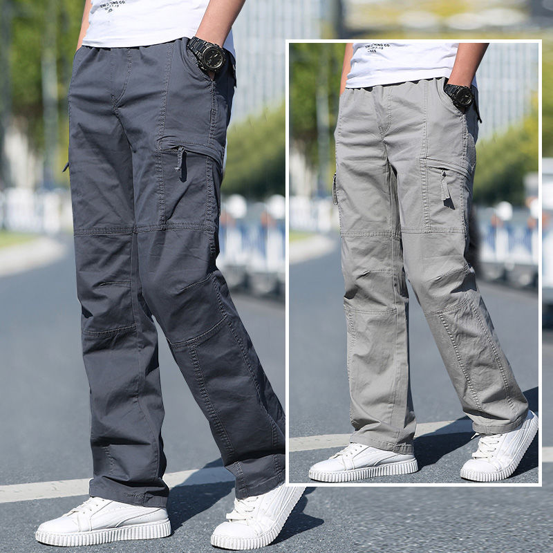 Cotton Cargo Trousers Men Work - Wedding Job recension och pris
