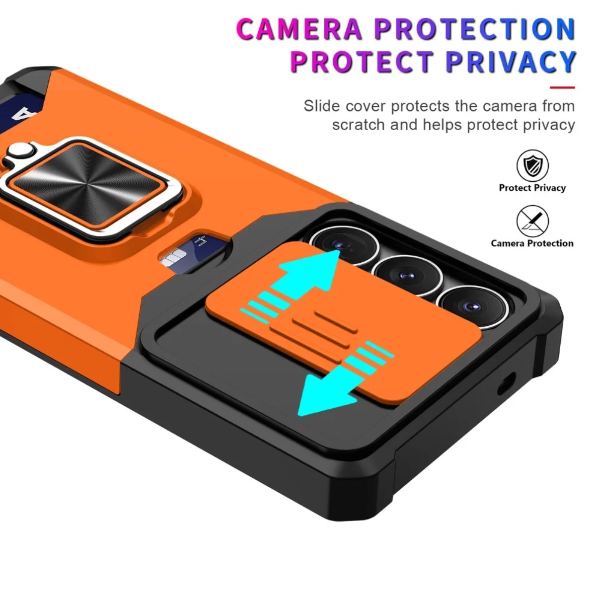 Card Slot Ring Holder Phone Ca - Place Card Holder recension och pris