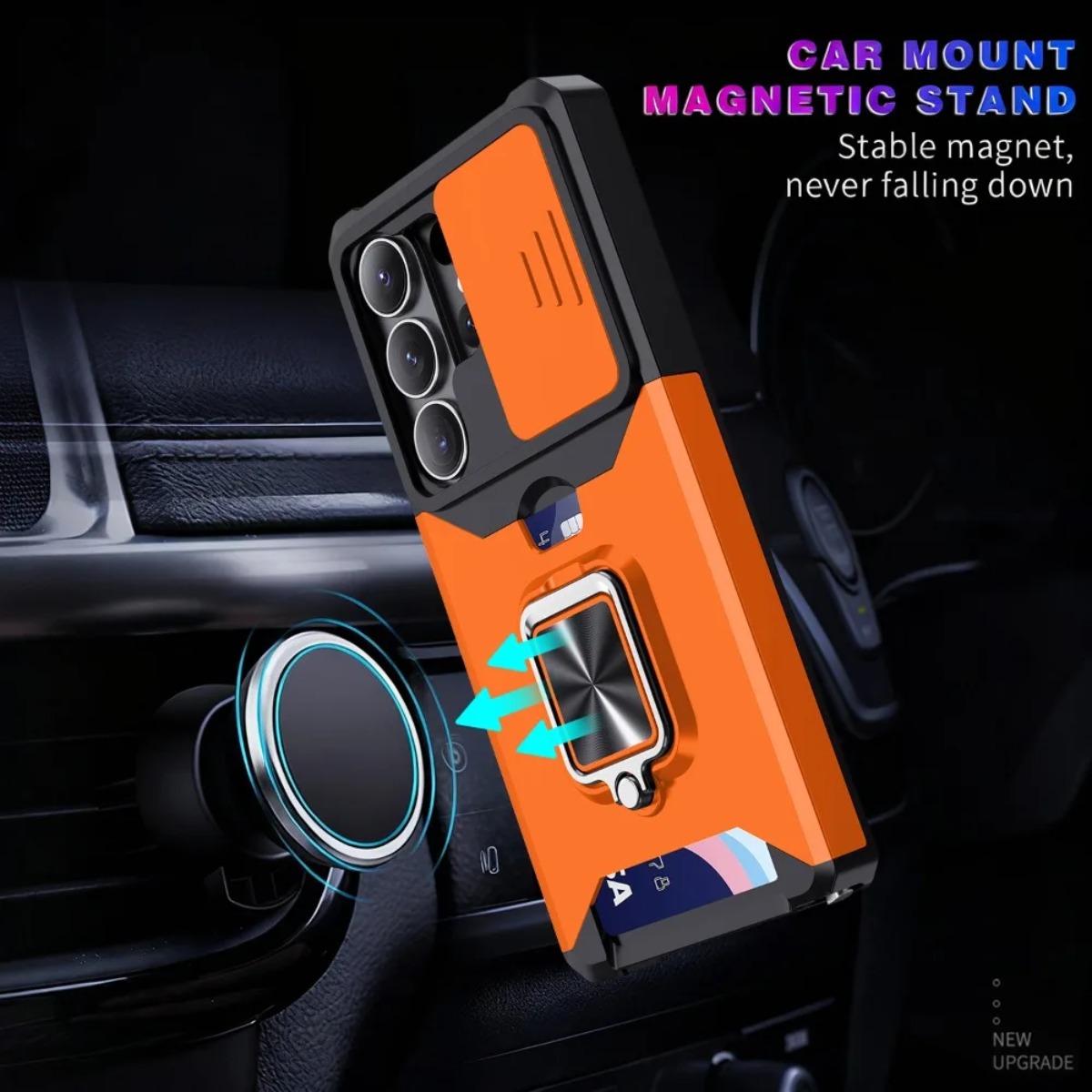 Card Slot Ring Holder Phone Ca - Place Card Holder recension och pris