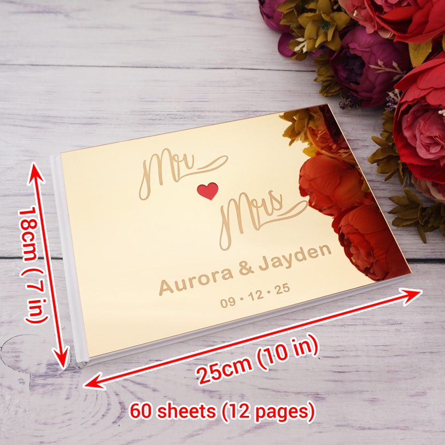 Personalized Custom Engraved N - Personalized Guest Book recension och pris