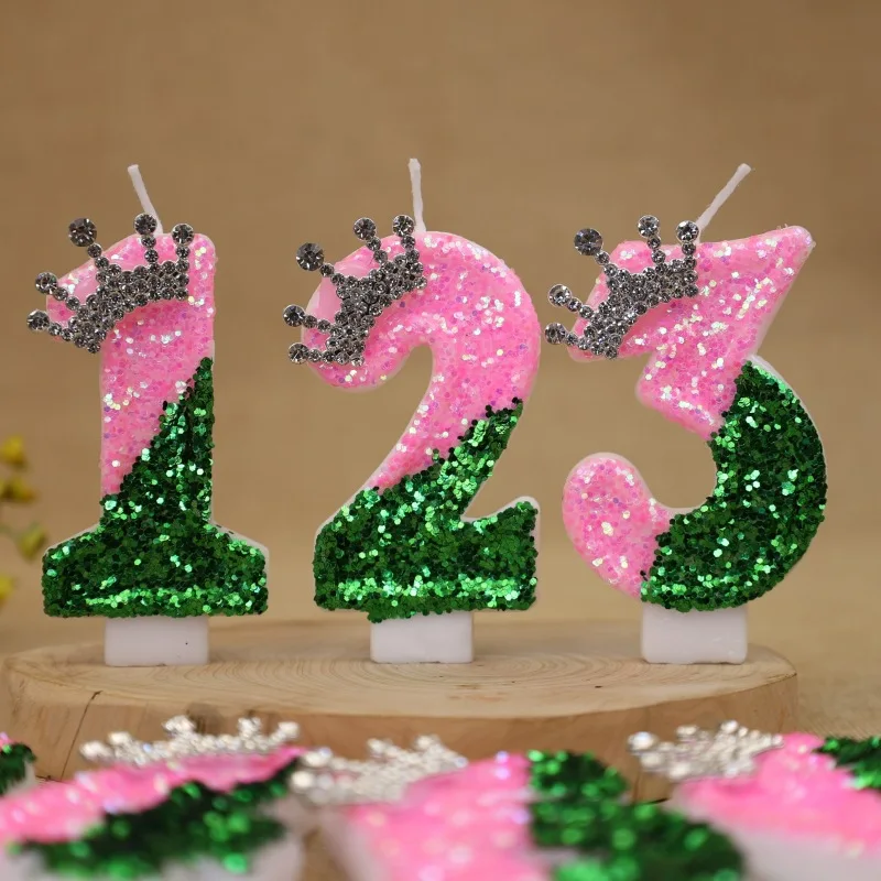 Sparkling Light Green Princess - Unity Candle Set recension och pris
