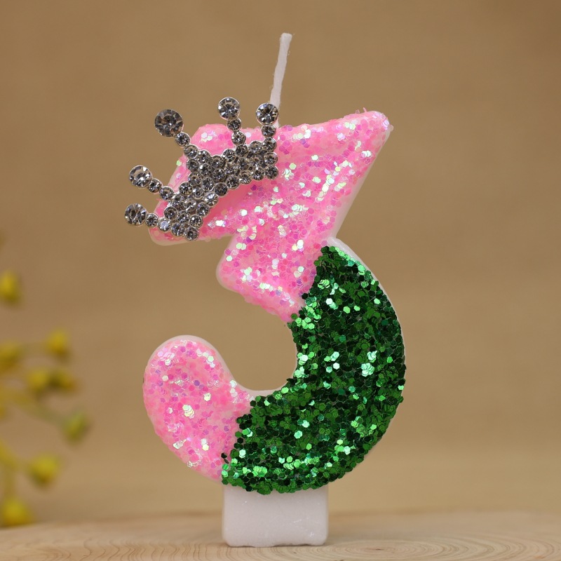 Sparkling Light Green Princess - Unity Candle Set recension och pris
