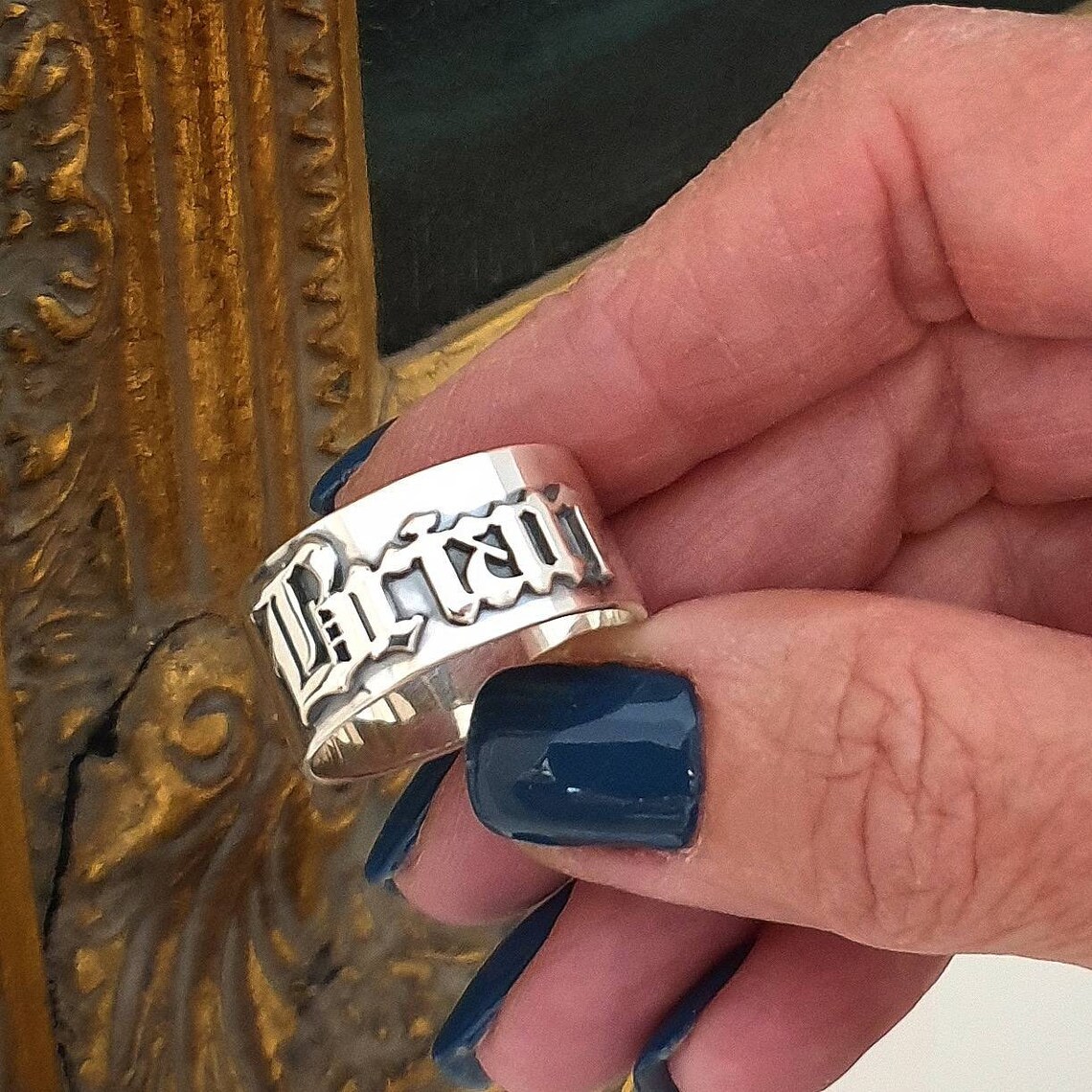 12MM Men' Gothic Rings Persona - Wedding Zone recension och pris