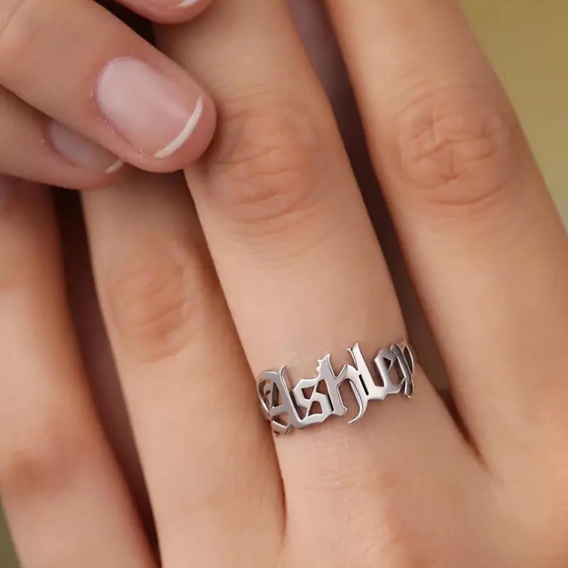 Custom Gold Ring Women Gothic  - Wedding Zone recension och pris