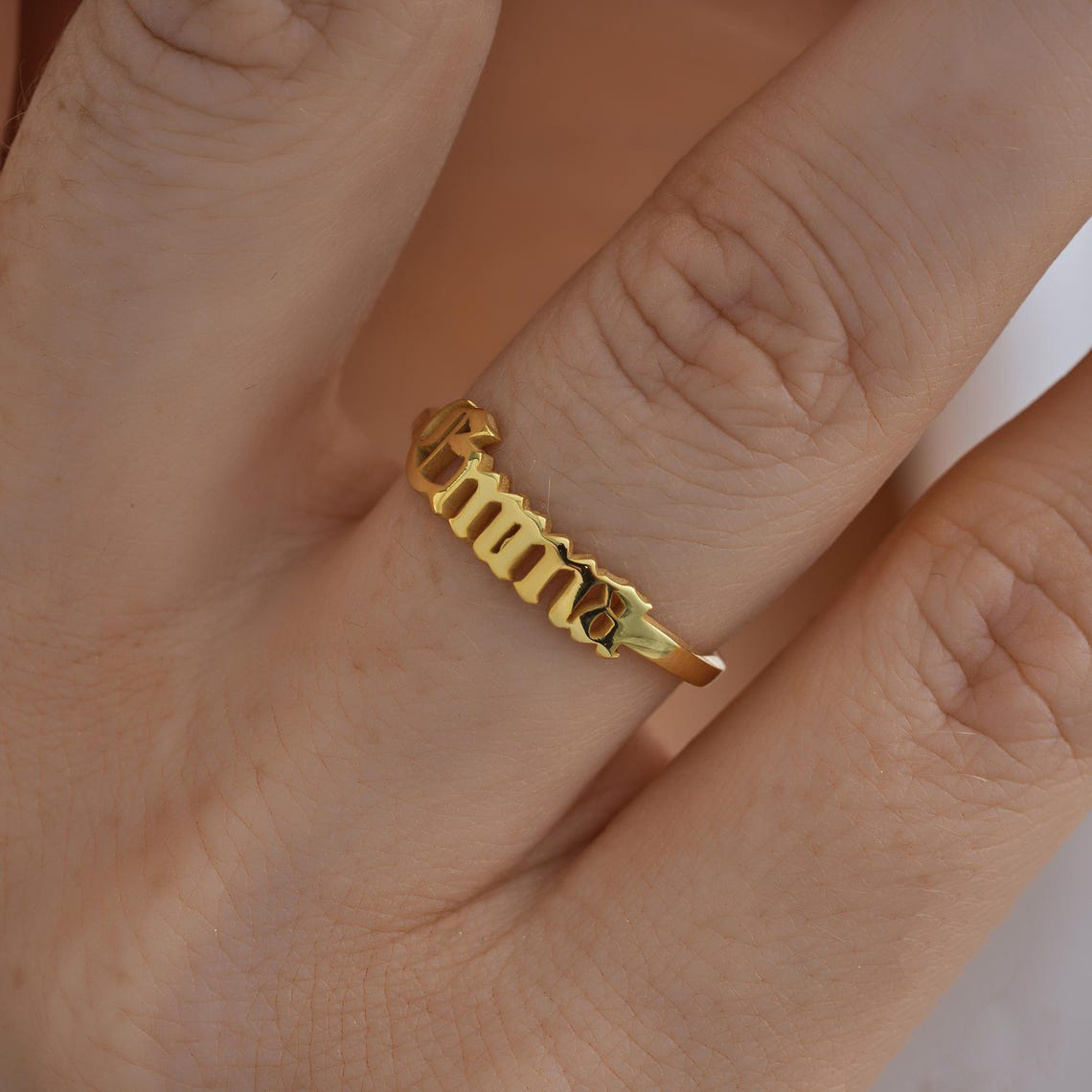 Custom Gold Ring Women Gothic  - Wedding Zone recension och pris