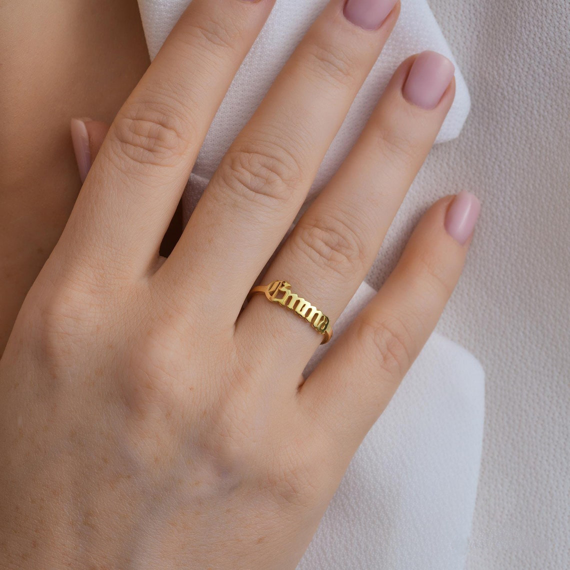 Custom Gold Ring Women Gothic  - Wedding Zone recension och pris