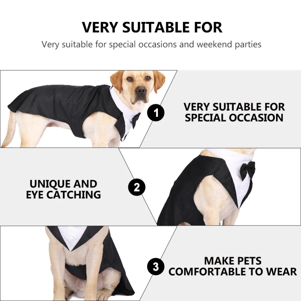 Pet Dog Clothes Fashion Party  - Suitsupply Wedding Tuxedo recension och pris