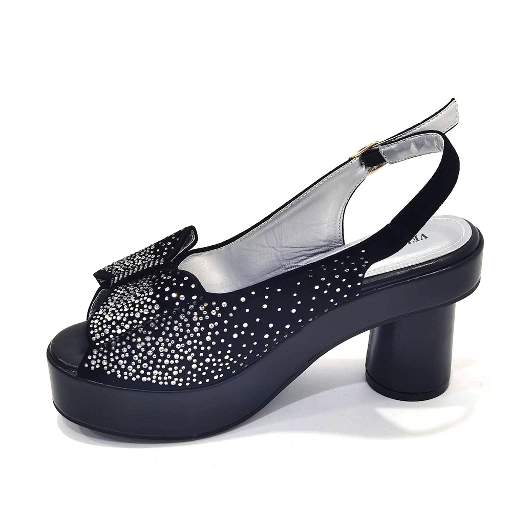 Women's Elegant Black Chunky H - Wedding Vendor recension och pris