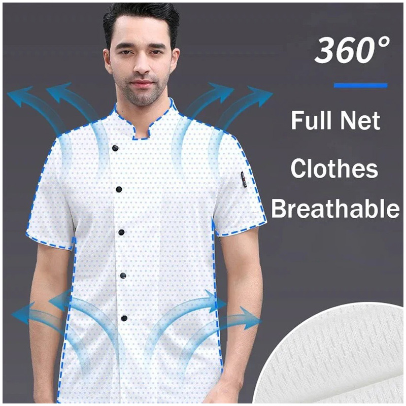 New 360°Breathable Mesh Chef J - Wedding Job recension och pris